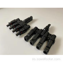 Garantía de calidad Black T Branch Solar PV Conector